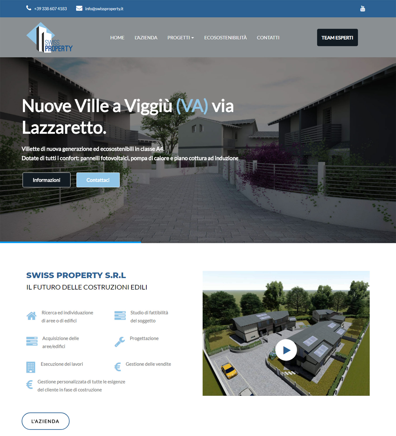 Sito web Swiss Property